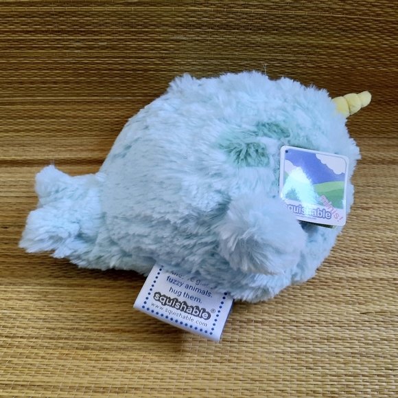 Squishable Minis 7" Blue  Narwhal Plush-NWT - Picture 2 of 8